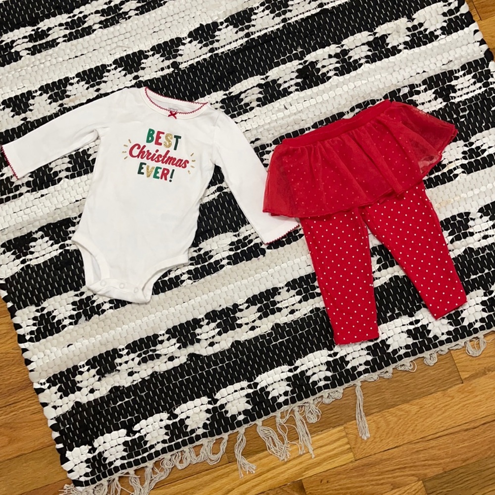 Carter’s best Christmas ever outfit 9 month